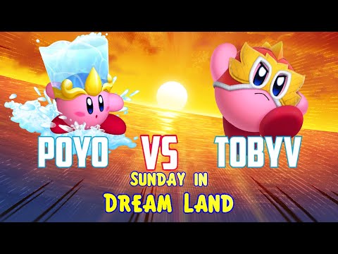 Poyo (Gooey/Water) vs TobyV (Meta Knight/Wrestler) - Kirby Fighters 2 - Sunday in Dream Land #3