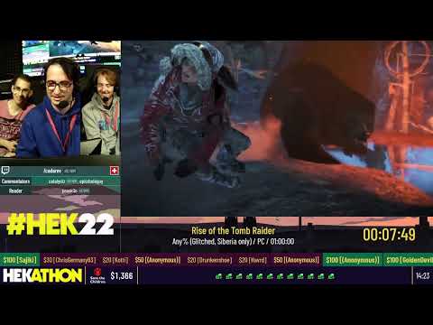 Rise of the Tomb Raider [Any%] by Cadarev - #HEKOFF22