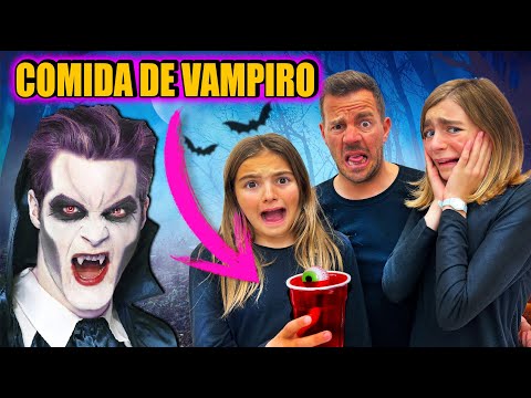 PROBAMOS COMIDA EN CASA DE UN VAMPIRO Itarte Vlogs
