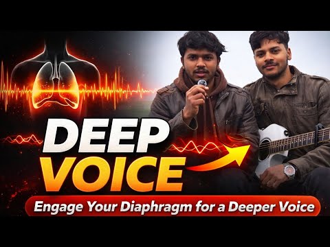 How to Get a Deep Voice | Engage Your Diaphragm in 5 Minutes (Pro Technique)