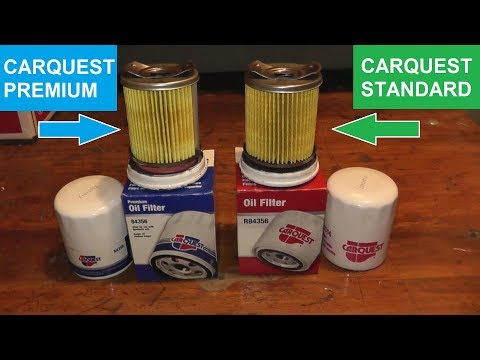 Carquest Standard Oil Filter vs Carquest Premium Oil Filter