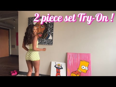 2 Piece Set Outfit Try-On !