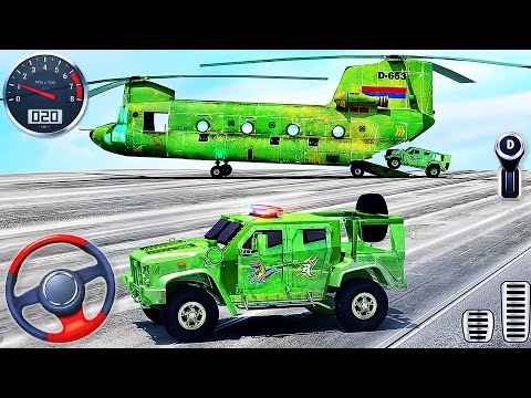 US Army Transport Plane - Car Transporter Simulator 3D - Android GamePlay