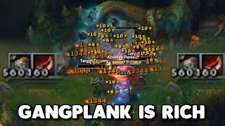 Practice Tool:  Gangplank 560K SILVER SERPENTS 70K CS !! 6.5 Hour Game
