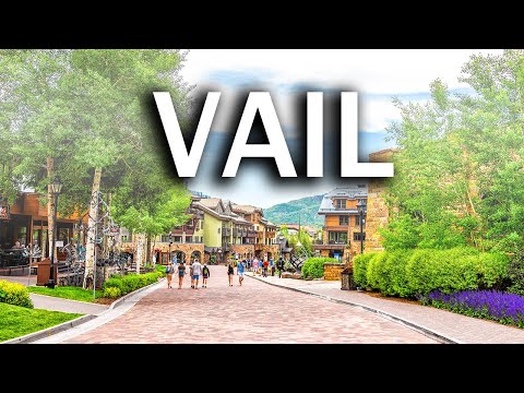 Vail, Colorado in Summer | Walking Tour in 4K