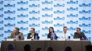 The smurfs 2 press conference 2