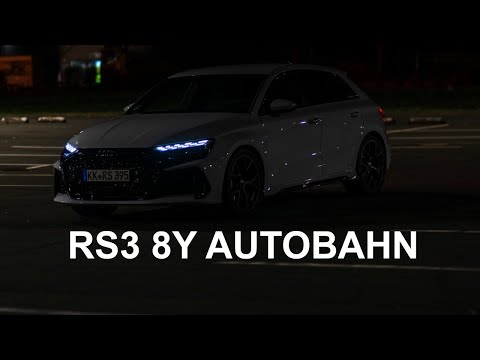 2025 Audi RS3 POV on Unlimited Autobahn, Launch Control