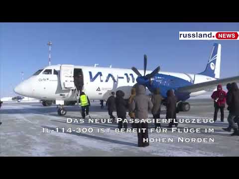 Das neue Passagierflugzeug Il 114 300 ist bereit für Flüge im hohen Norden
