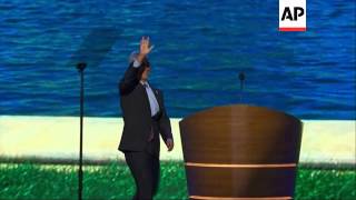 Opening speeches including Senate Leader Harry Reid at the Democrat convention