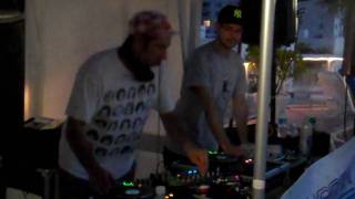 Aaron Dae & DJ Dirty on the Bently Rooftop @ WMC 2010