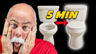 How an Expert Plumber Installs a Toilet in Under 5 Min