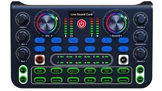 a melhor custo benefício de 2024 live sound card x60 da Aliexpress para web rádio e live