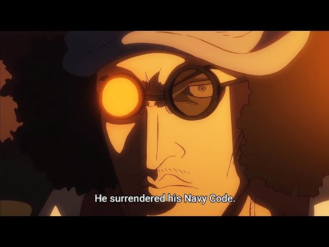 Aokiji Practically Telling Blackbeard He's Part of Sword (English Sub)