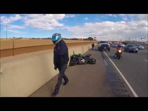 New Kawasaki 636 CRASH and TOW in Under 1 Minute! (Brake Fade)