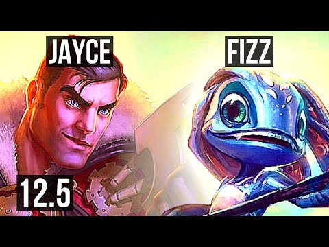 JAYCE vs FIZZ (MID) (DEFEAT) | 4.5M mastery, 900+ games, 4/1/1 | NA Diamond | 12.5