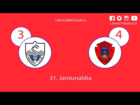 Amurrio 3-4 Anaitasuna (31.Jardunaldia)