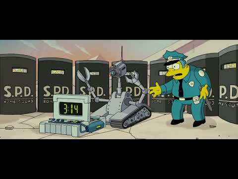 Bomb disarming robot - The Simpsons Movie