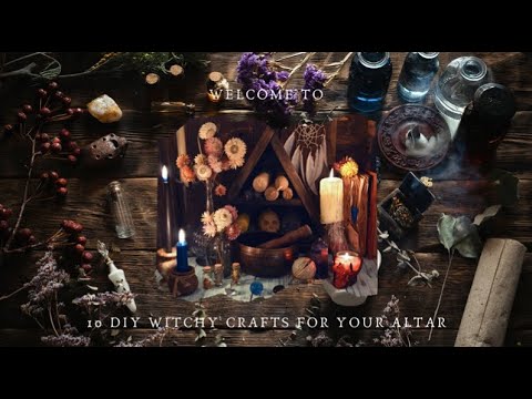 10 DIY Witchy Crafts for Your Altar