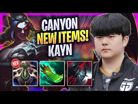 CANYON TRIES KAYN WITH NEW ITEMS! - GEN Canyon Plays Kayn JUNGLE vs Vi! | Season 2024