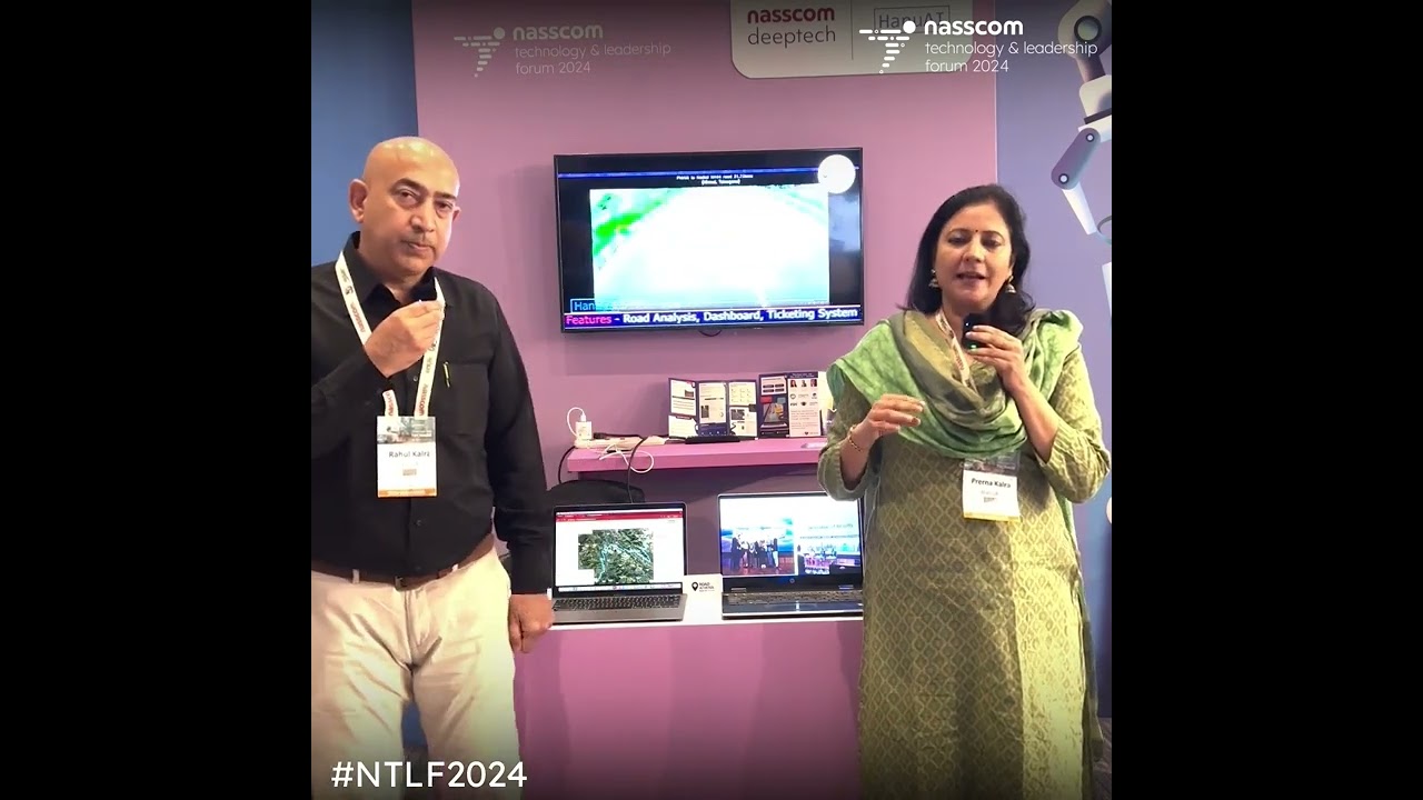 nasscom Technology and Leadership Forum | HanuAI |  Dr Rahul Kalra, Prerna Kalra