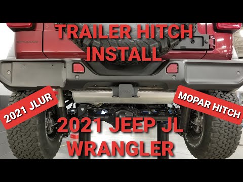 2018 - 2021 Jeep Wrangler Unlimited Rubicon JLUR Mopar Trailer Hitch Install
