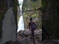 Hiked To A Scenic Waterfall In Oregon