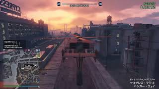 GTA5　ハンター低空飛行自滅するまで配信