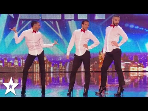 MEN IN HEELS Dance INCREDIBLE SPICE GIRLS Tribute on Britain's Got Talent!