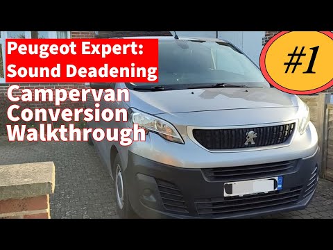 Peugeot Expert Campervan Conversion: Sound Deadening