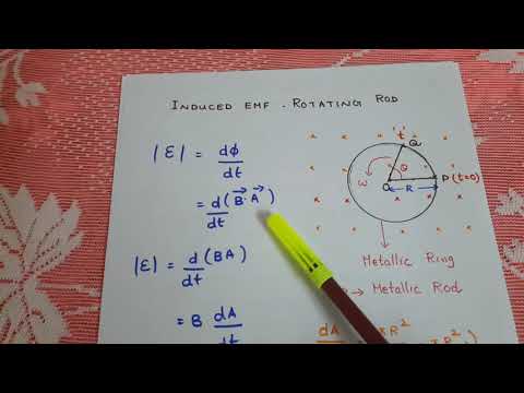 INDUCED EMF - Rotating Rod