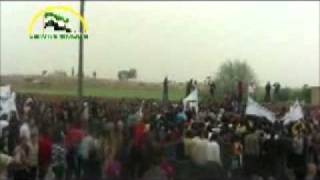 preview picture of video 'مظاهرات عامودا في الجمعة العظيمة 22-4-2011'