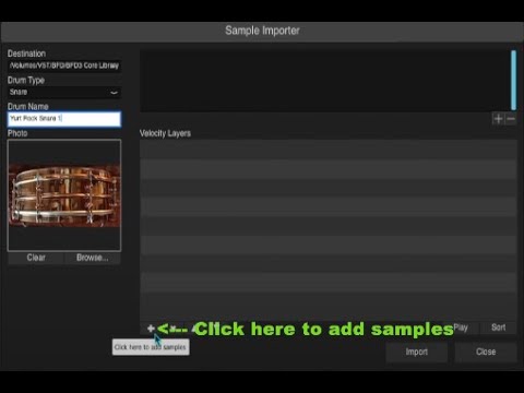 BFD 3.5 Importing Samples #bfd3 #drums #vst