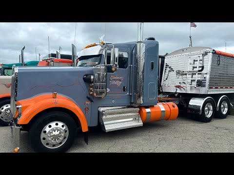 Illinois-based Dabney Trucking's 2025 Kenworth W900L fresh out of the custom shop for show