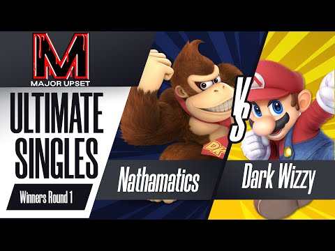 Nathamatics (Donkey Kong) vs Dark Wizzy (Mario) - Ultimate Singles Winners Round 1 - MAJOR UPSET