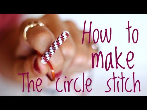 How To Start The Circle/Barrel Stitch for Lanyard, Boondoggle, Scoubidou
