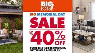 Big Lots Save Up To 40% on Indoor & Outdoor Furniture