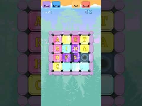 Sliding Words Puzzle - Mind Ex