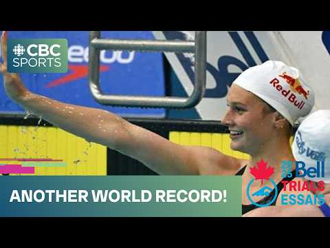 Summer McIntosh sets world record in 200m individual medley at Canadian Swimming Trials | #CBCSports