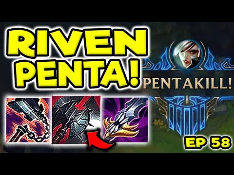 RIVEN MAINS... HOW TO GET A PENTA KILL AND 1V5! - S11 RIVEN TOP GAMEPLAY (Season 11 Riven Guide) #58