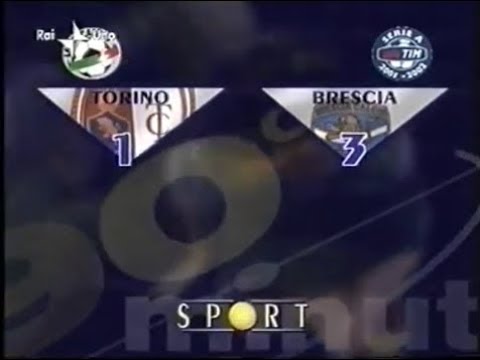 2001-02 (2a - 09-09-2001) Torino-Brescia 1-3 [Tare,C.Lucarelli,Tare,R.Baggio(R)] Servizio 90°Rai1