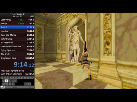 Tomb Raider 2 Glitched Secret Speedrun 1.37.52 (RTA)