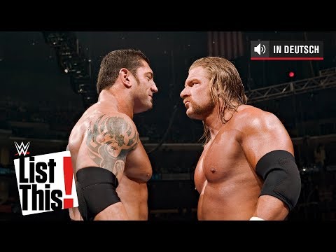 Superstars, die Triple H nie in einem Einzelmatch besiegt hat - WWE List This! (DEUTSCH)