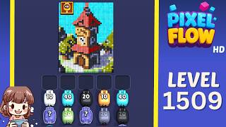 Pixel Flow Level 1509 Solution Walkthrough