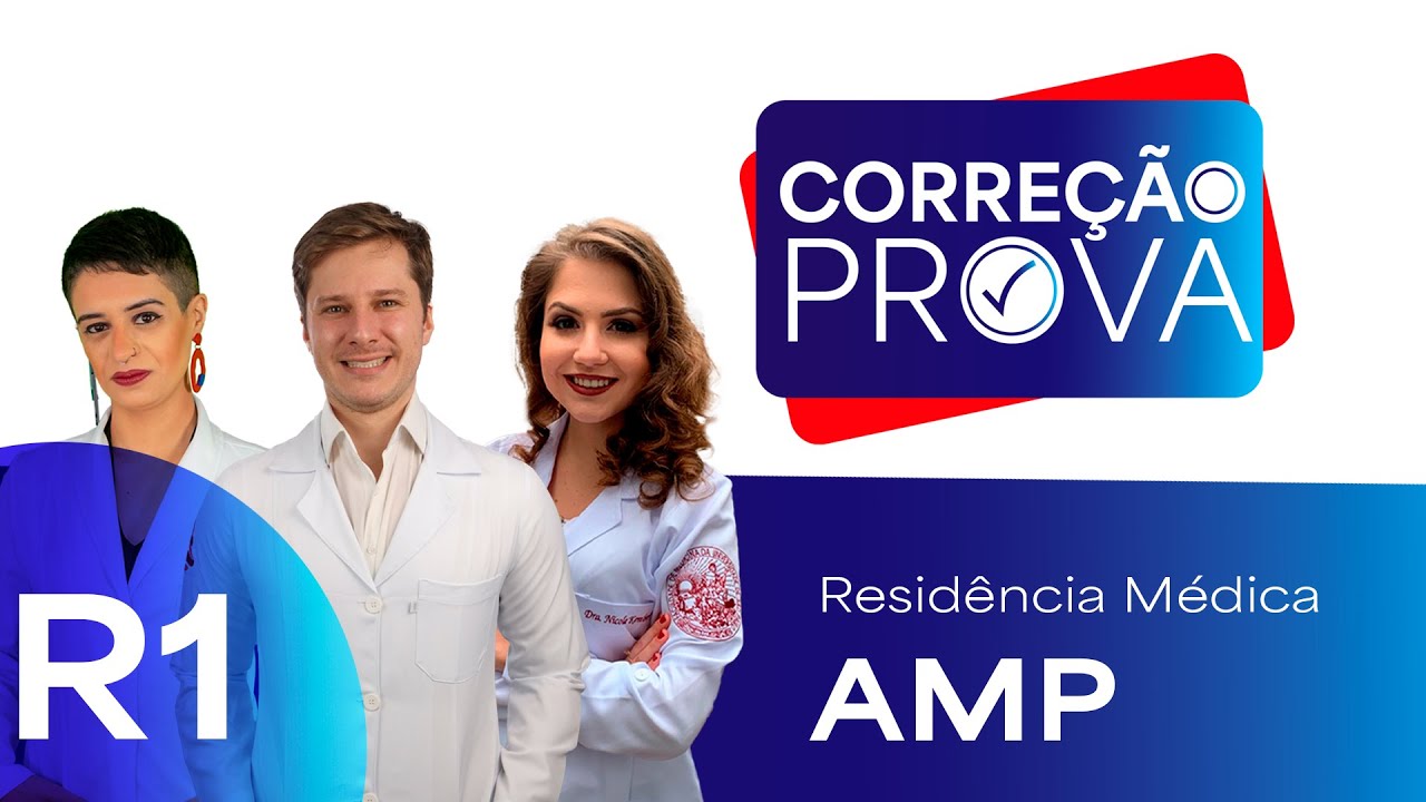 Gabarito Residência Médica AMP 2024 - Correção Pós-Prova - Ao Vivo