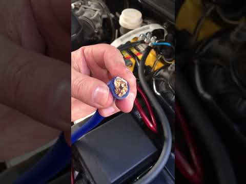 1/0 gauge OFC power cable install: KnuKonceptz & GP Car Audio