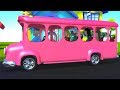 Les Roues De L Autobus Rimes En Français Comptine Autobus Chanson Wheels On The Bus Francais