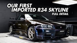 Imported Dream R34 GTR: Laser Cleaning, Dry Ice, & Paint Correction