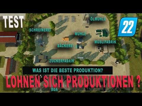 LS22 Test - Welche Produktion wirft am meisten Geld ab? - Vergleich aller Produktionen!
