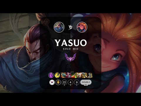 Yasuo Mid vs Zoe - KR Master Patch 13.24