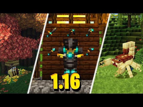 MathieuKen -  HOW TO MAKE MINECRAFT 1.16 MORE BEAUTIFUL!  (Only with textures)